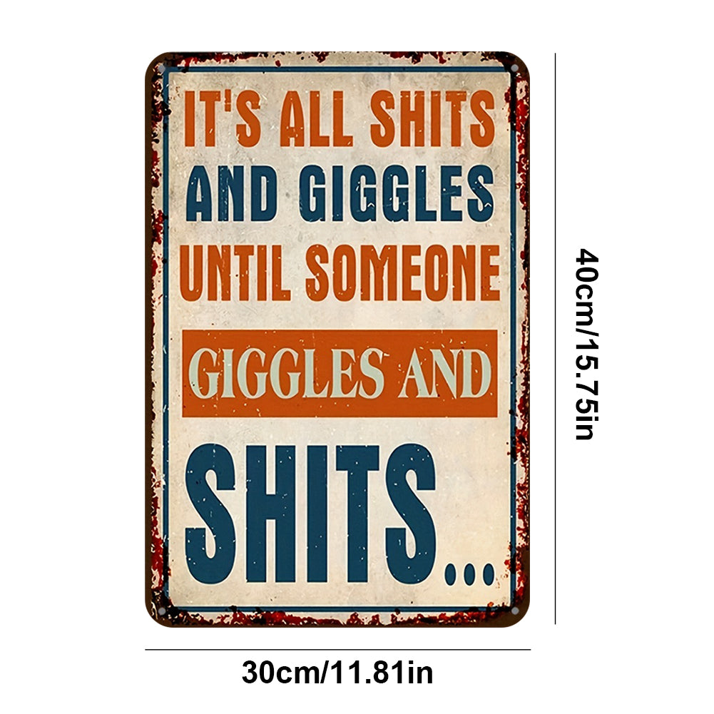 Warning - Metal Tin Signs(8*12Inch/12*16Inch)