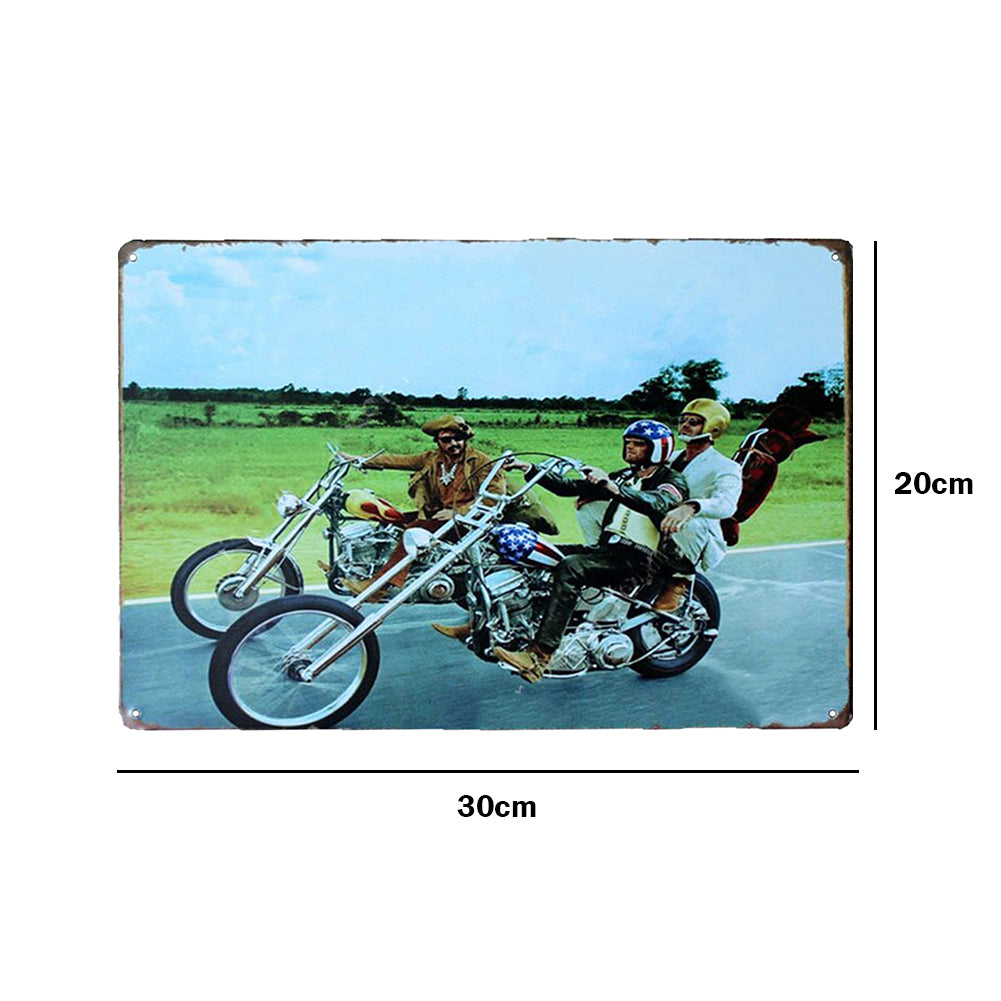 Old Man Motorcycle - Vintage Metal Signs(8*12Inch) - Vehicle