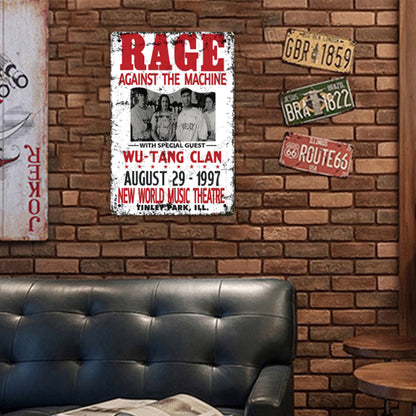 Rage Against the Machine - Vintage Metal Signs(8*12Inch) - Music