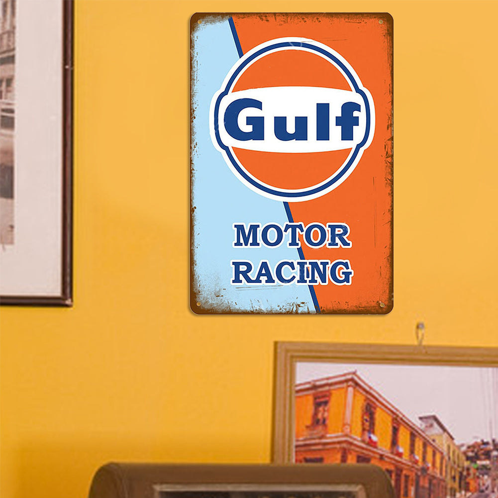 Racing Team Gulf - Vintage Metal Signs(8*12Inch) - Gas