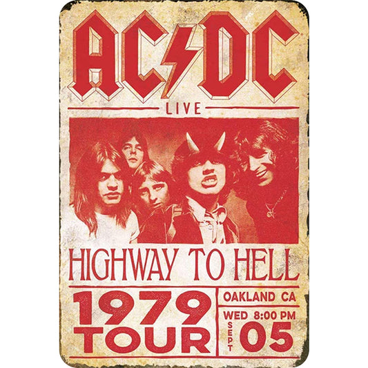 ACDC - Vintage Metal Signs(12*16Inch) - Music