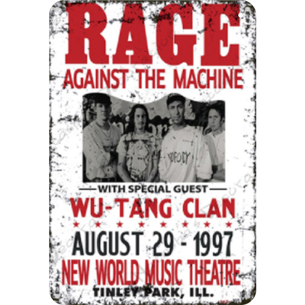 Rage Against the Machine - Vintage Metal Signs(8*12Inch) - Music