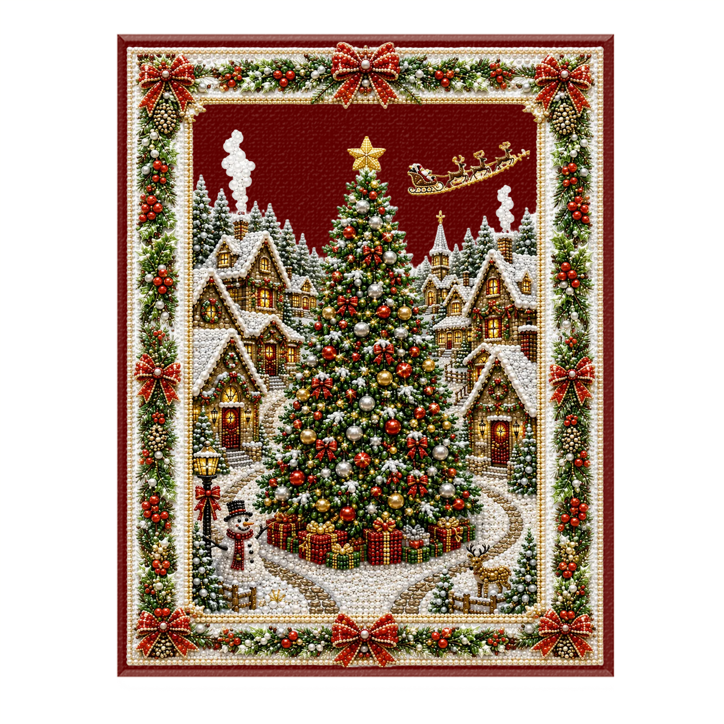 Halloween Ghost Pearl Art DIY Kit – Spooky 3D Diamond Painting