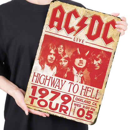 ACDC - Vintage Metal Signs(12*16Inch) - Music