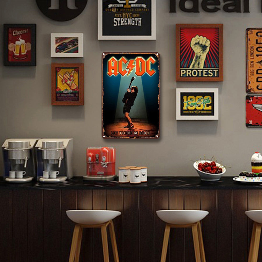ACDC Orchestra - Vintage Metal Signs(8*12Inch) - Music