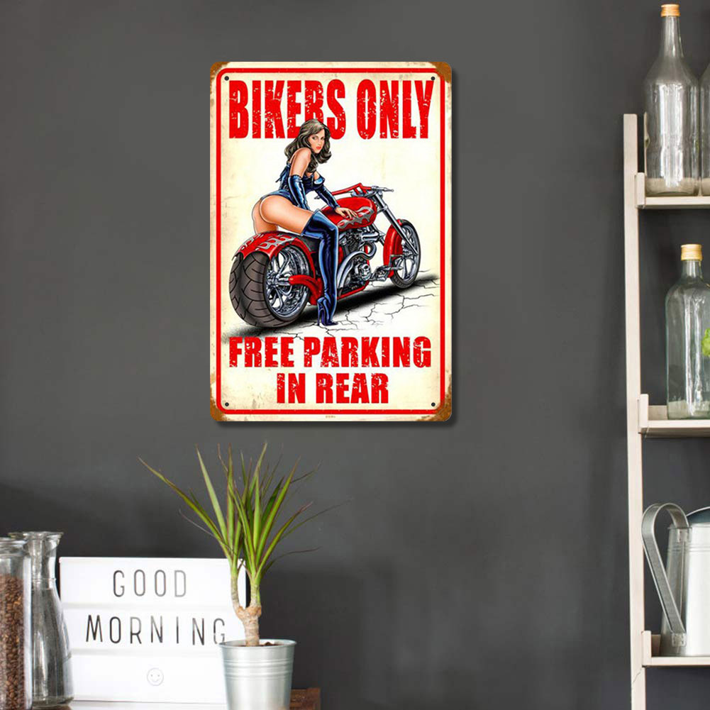 Pin Up Girl - Vintage Metal Signs(12*16Inch) - Vehicle