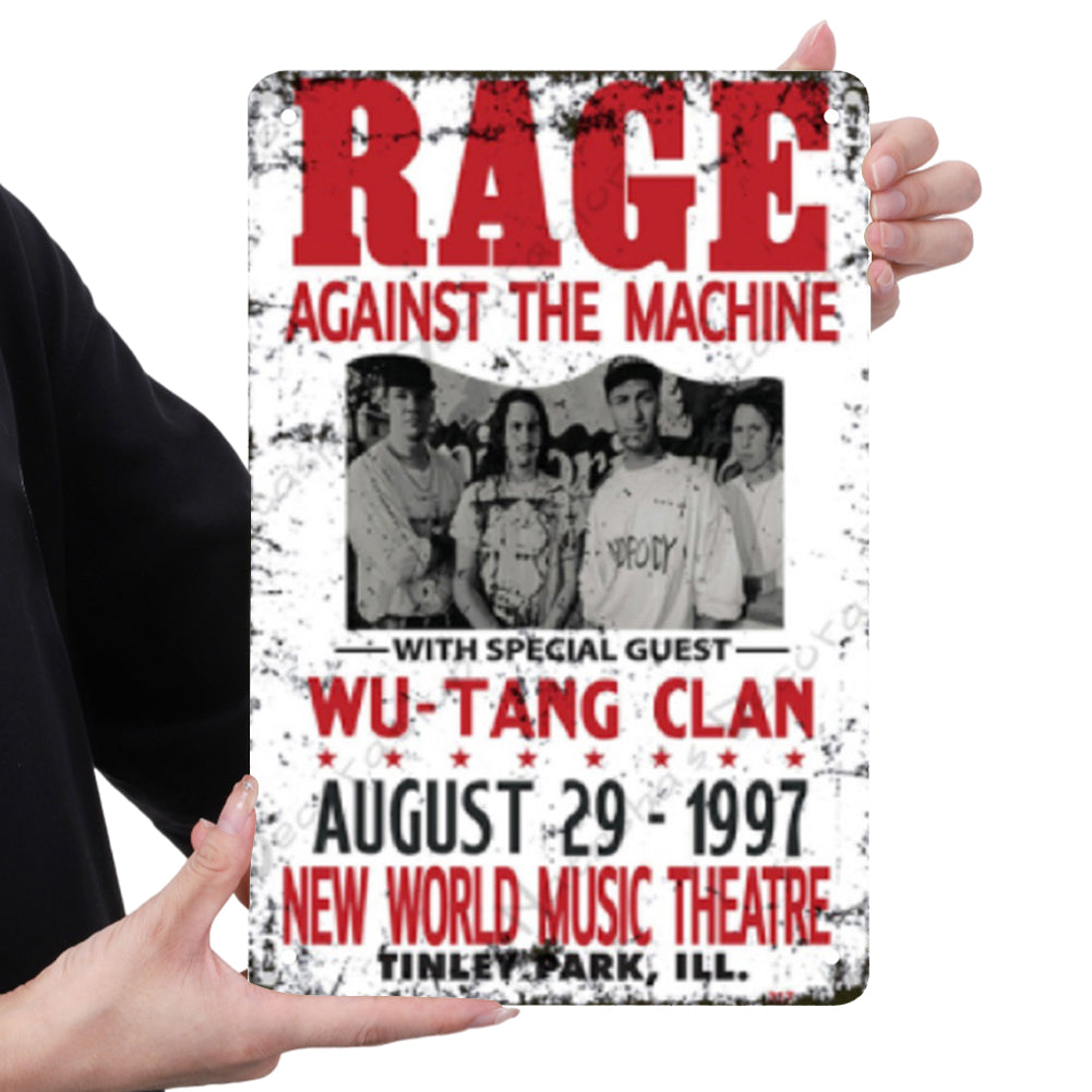 Rage Against the Machine - Vintage Metal Signs(8*12Inch) - Music