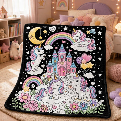 DIY Drawing Blanket – Customizable Plush Doodle & Coloring Blanket