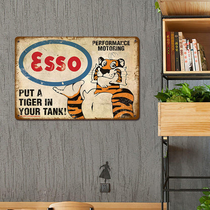 Esso - Vintage Metal Signs(8*12Inch) - Gas