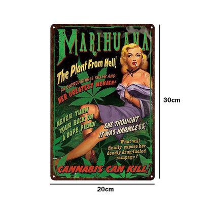 Sexy Girl - Vintage Metal Signs(12*16Inch)-Pin-up-girls