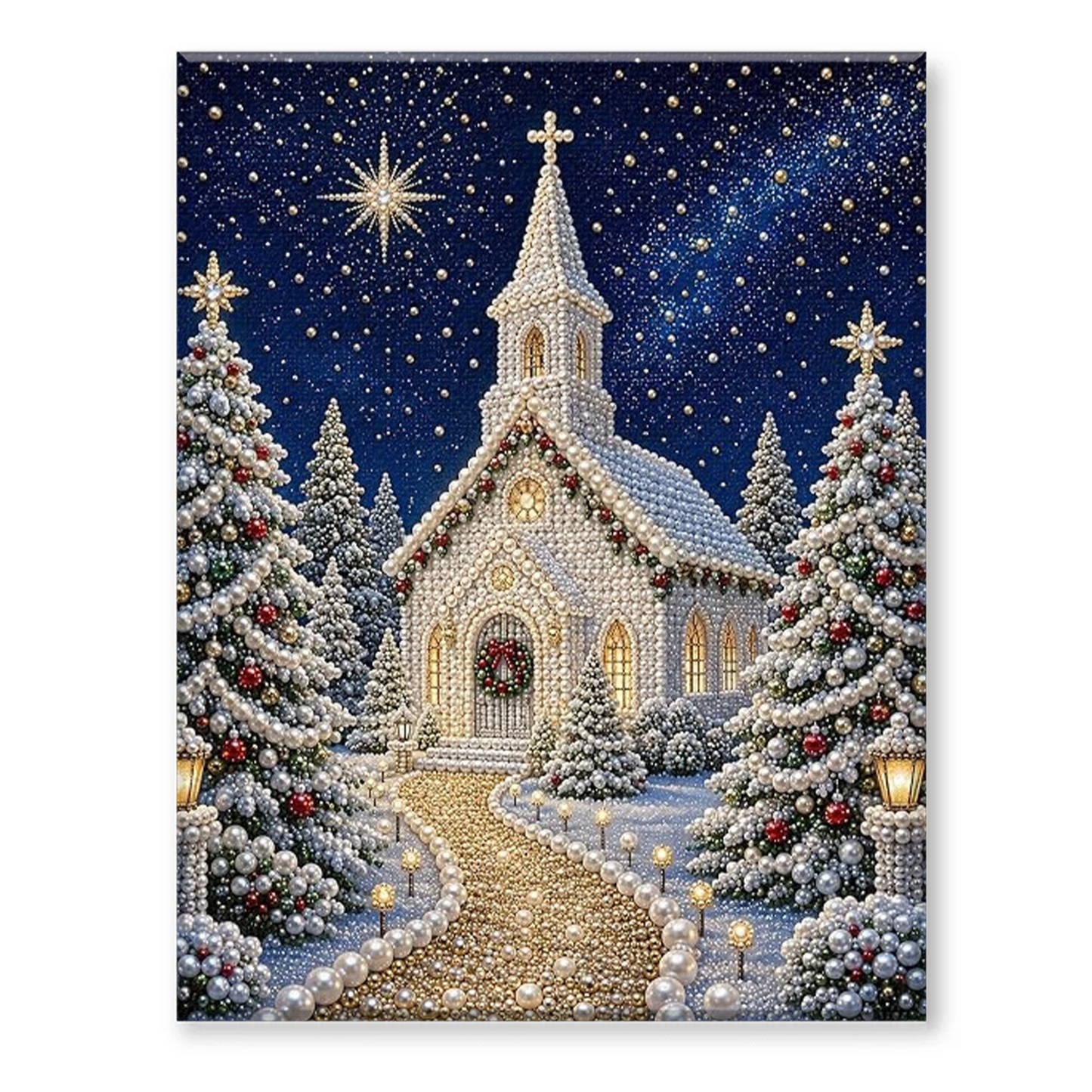 Halloween Ghost Pearl Art DIY Kit – Spooky 3D Diamond Painting