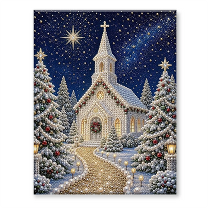 Halloween Ghost Pearl Art DIY Kit – Spooky 3D Diamond Painting
