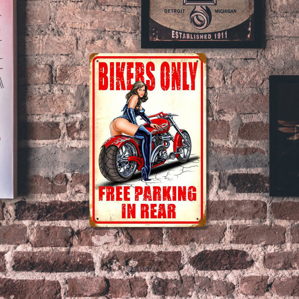 Pin Up Girl - Vintage Metal Signs(12*16Inch) - Vehicle