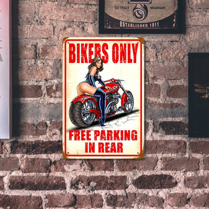 Pin Up Girl - Vintage Metal Signs(12*16Inch) - Vehicle