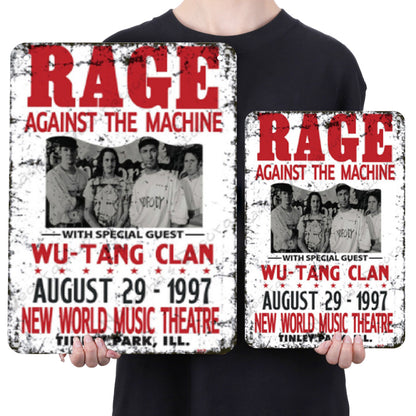 Rage Against the Machine - Vintage Metal Signs(8*12Inch) - Music