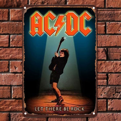 ACDC Orchestra - Vintage Metal Signs(8*12Inch) - Music