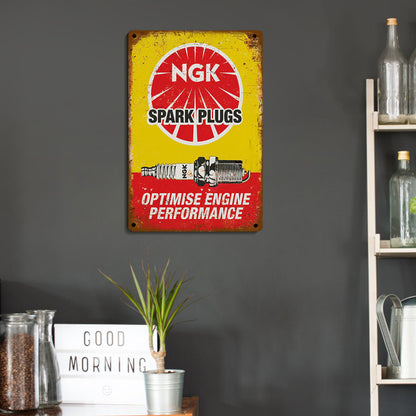 NGK Spark Plugs - Vintage Metal Signs(8*12Inch) - Service