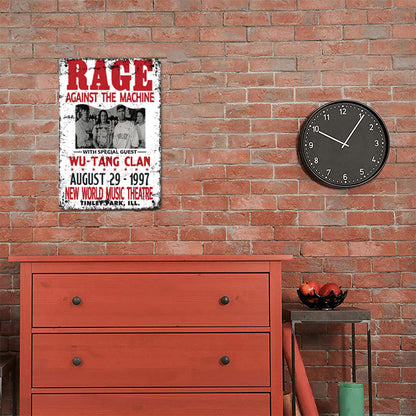 Rage Against the Machine - Vintage Metal Signs(8*12Inch) - Music