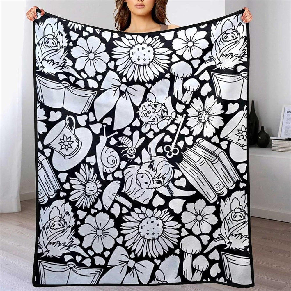 DIY Drawing Blanket – Customizable Plush Doodle & Coloring Blanket