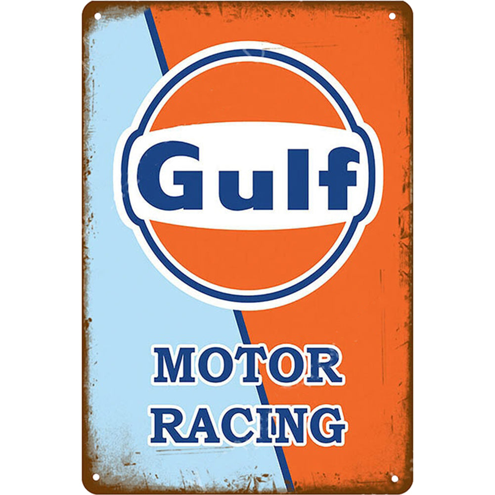 Racing Team Gulf - Vintage Metal Signs(8*12Inch) - Gas