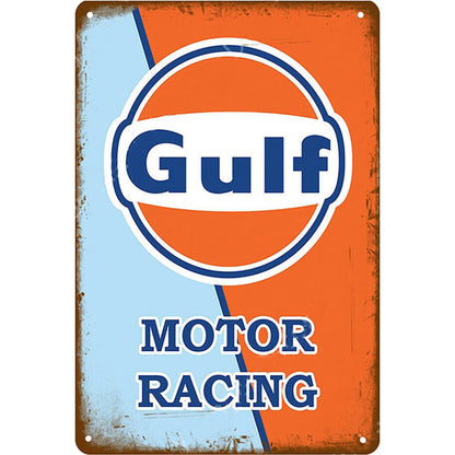 Racing Team Gulf - Vintage Metal Signs(8*12Inch) - Gas