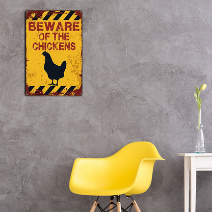 Chicken - Metal Tin Signs(8*12Inch/12*16Inch) - Animal