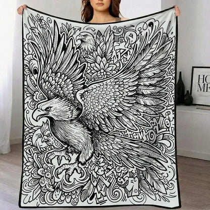 DIY Drawing Blanket – Customizable Plush Doodle & Coloring Blanket