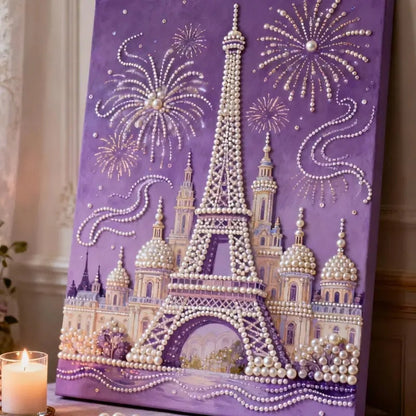 Halloween Ghost Pearl Art DIY Kit – Spooky 3D Diamond Painting