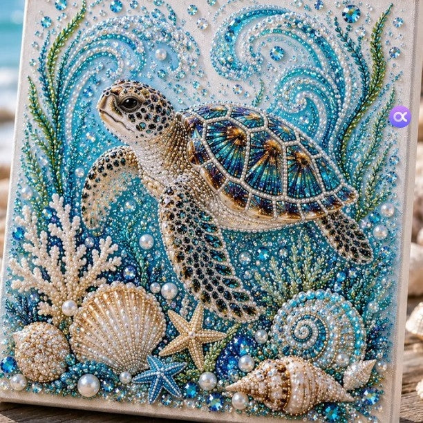 Halloween Ghost Pearl Art DIY Kit – Spooky 3D Diamond Painting