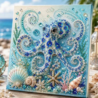 Halloween Ghost Pearl Art DIY Kit – Spooky 3D Diamond Painting
