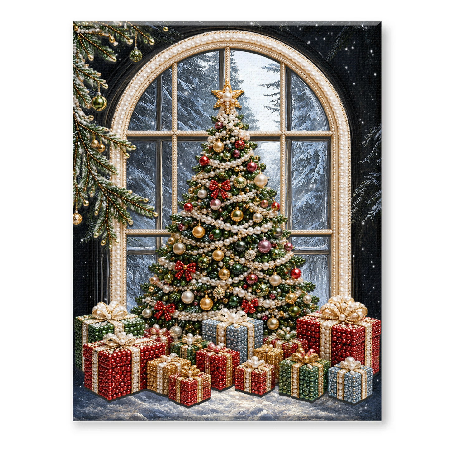 Halloween Ghost Pearl Art DIY Kit – Spooky 3D Diamond Painting