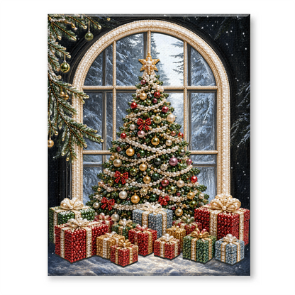 Halloween Ghost Pearl Art DIY Kit – Spooky 3D Diamond Painting