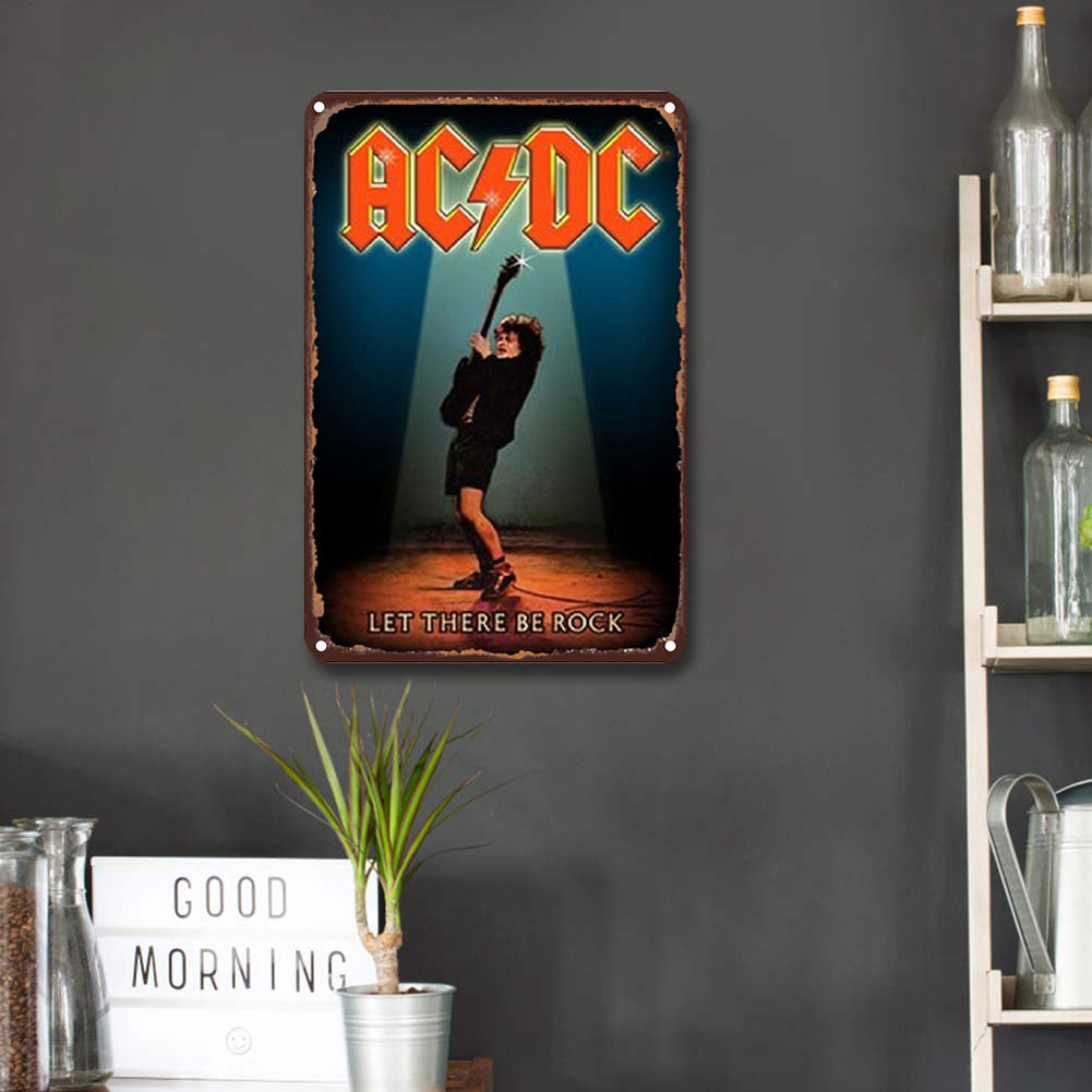 ACDC Orchestra - Vintage Metal Signs(8*12Inch) - Music