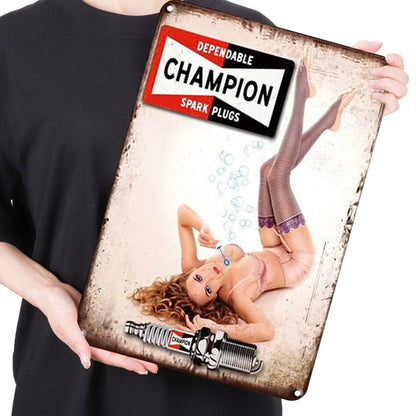Pin Up Girls - Metal Tin Signs(8*12Inch/12*16Inch) - Garage