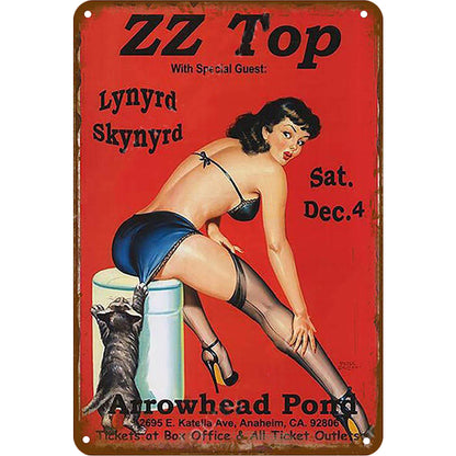 Girl - Metal Tin Signs(8*12Inch/12*16Inch) - Garage