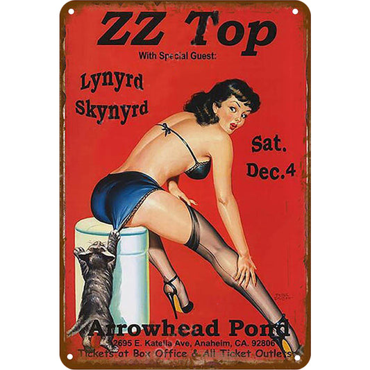 Girl - Metal Tin Signs(8*12Inch/12*16Inch) - Garage
