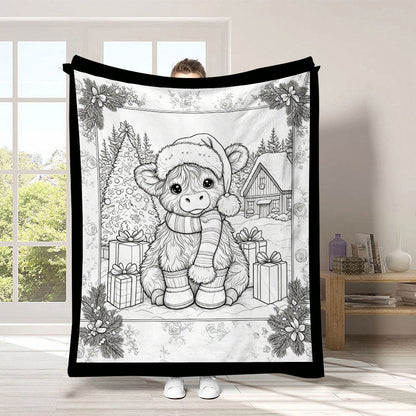DIY Drawing Blanket – Customizable Plush Doodle & Coloring Blanket