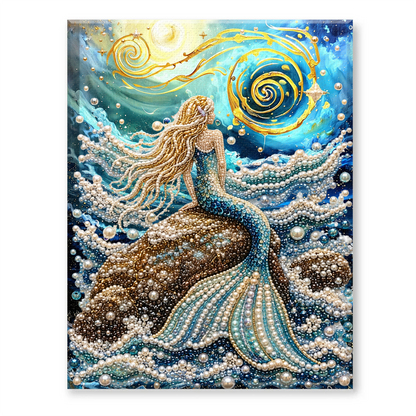 Halloween Ghost Pearl Art DIY Kit – Spooky 3D Diamond Painting