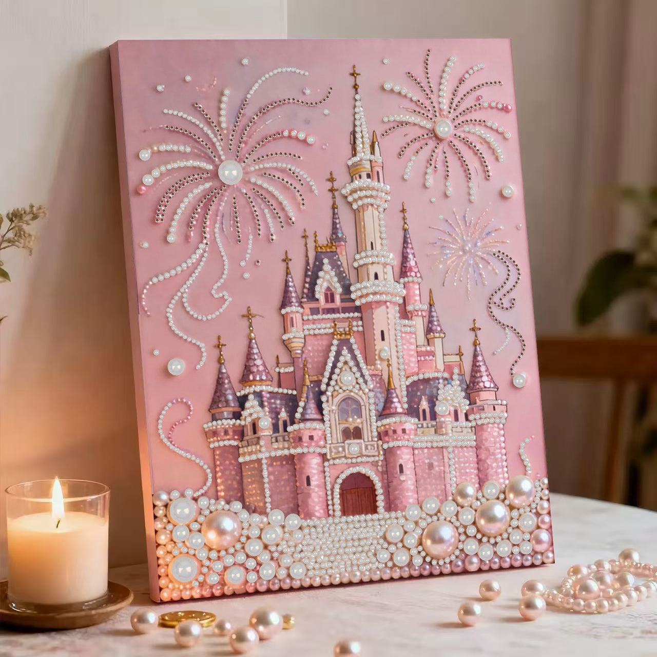 Halloween Ghost Pearl Art DIY Kit – Spooky 3D Diamond Painting