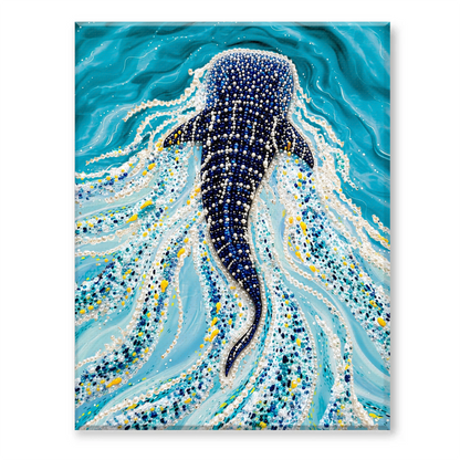 Halloween Ghost Pearl Art DIY Kit – Spooky 3D Diamond Painting