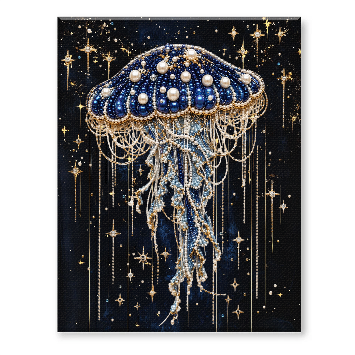 Halloween Ghost Pearl Art DIY Kit – Spooky 3D Diamond Painting