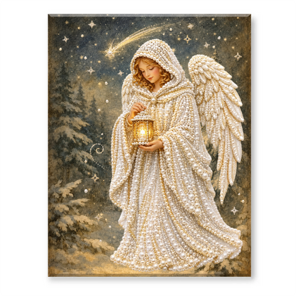 Halloween Ghost Pearl Art DIY Kit – Spooky 3D Diamond Painting