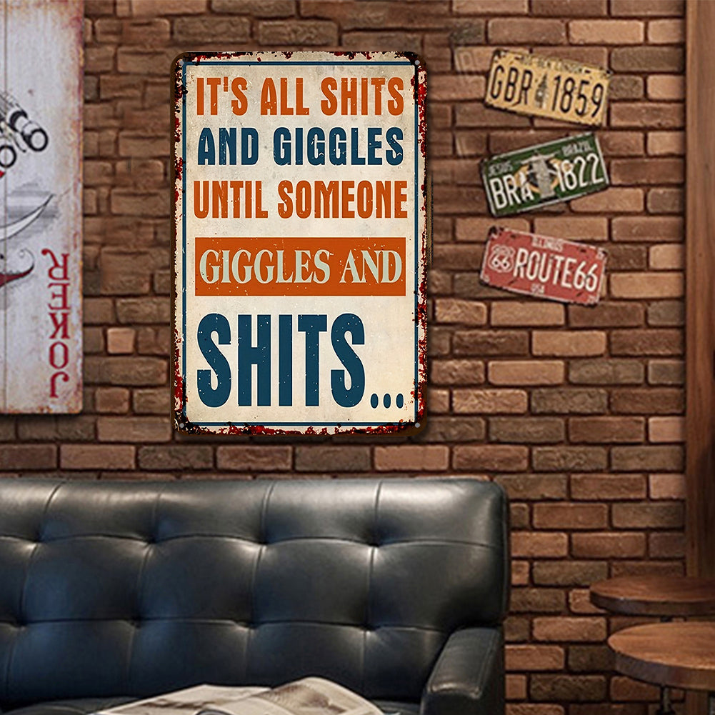 Warning - Metal Tin Signs(8*12Inch/12*16Inch)