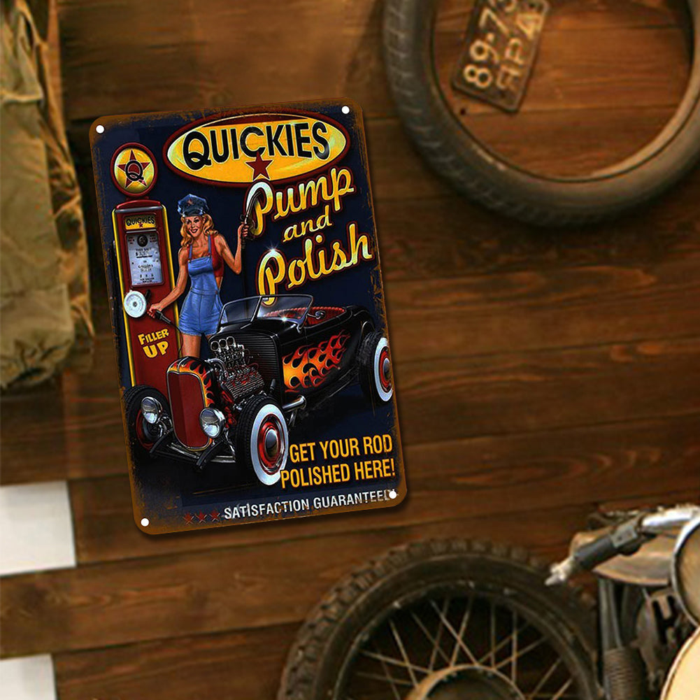 Car Model - Metal Tin Signs(8*12Inch/12*16Inch) - Garage&Transport