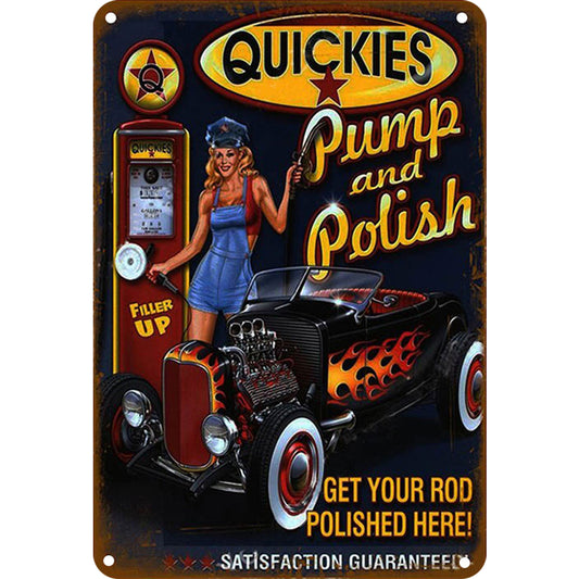 Car Model - Metal Tin Signs(8*12Inch/12*16Inch) - Garage&Transport