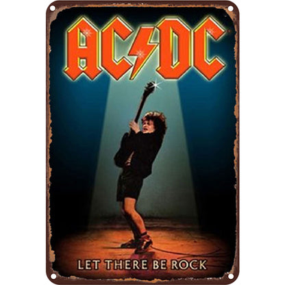 ACDC Orchestra - Vintage Metal Signs(8*12Inch) - Music