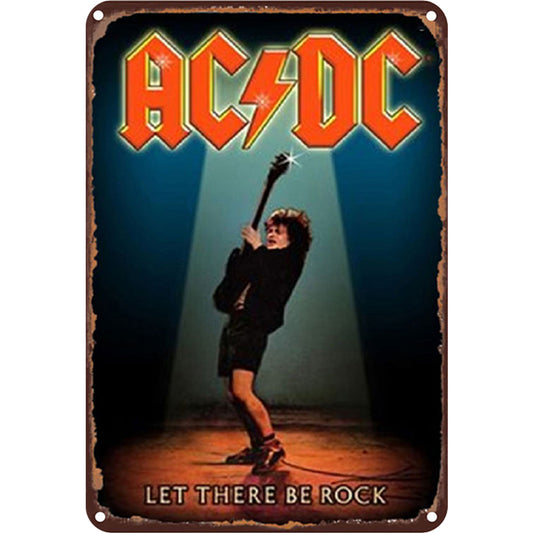 ACDC Orchestra - Vintage Metal Signs(8*12Inch) - Music