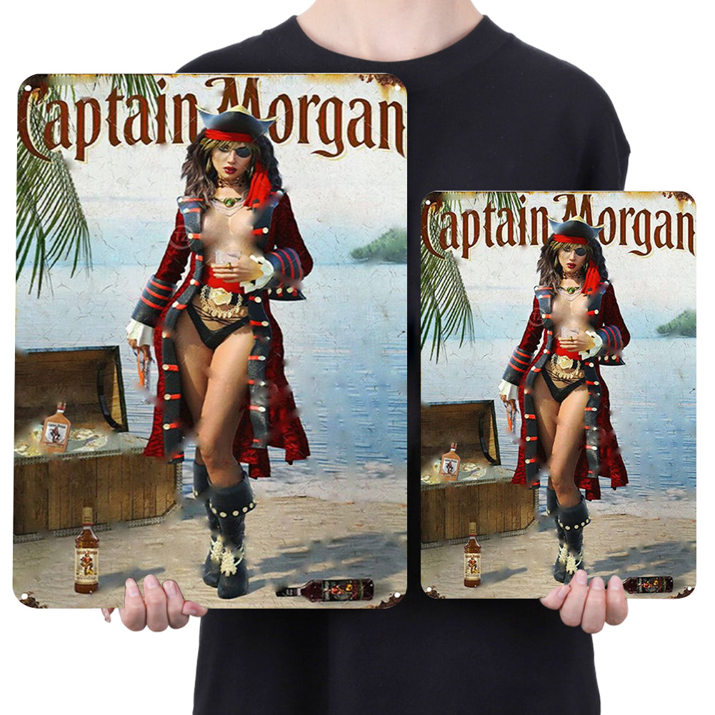 Captain & Lady Morgan - Metal Tin Signs(8*12Inch/12*16Inch) - Bar