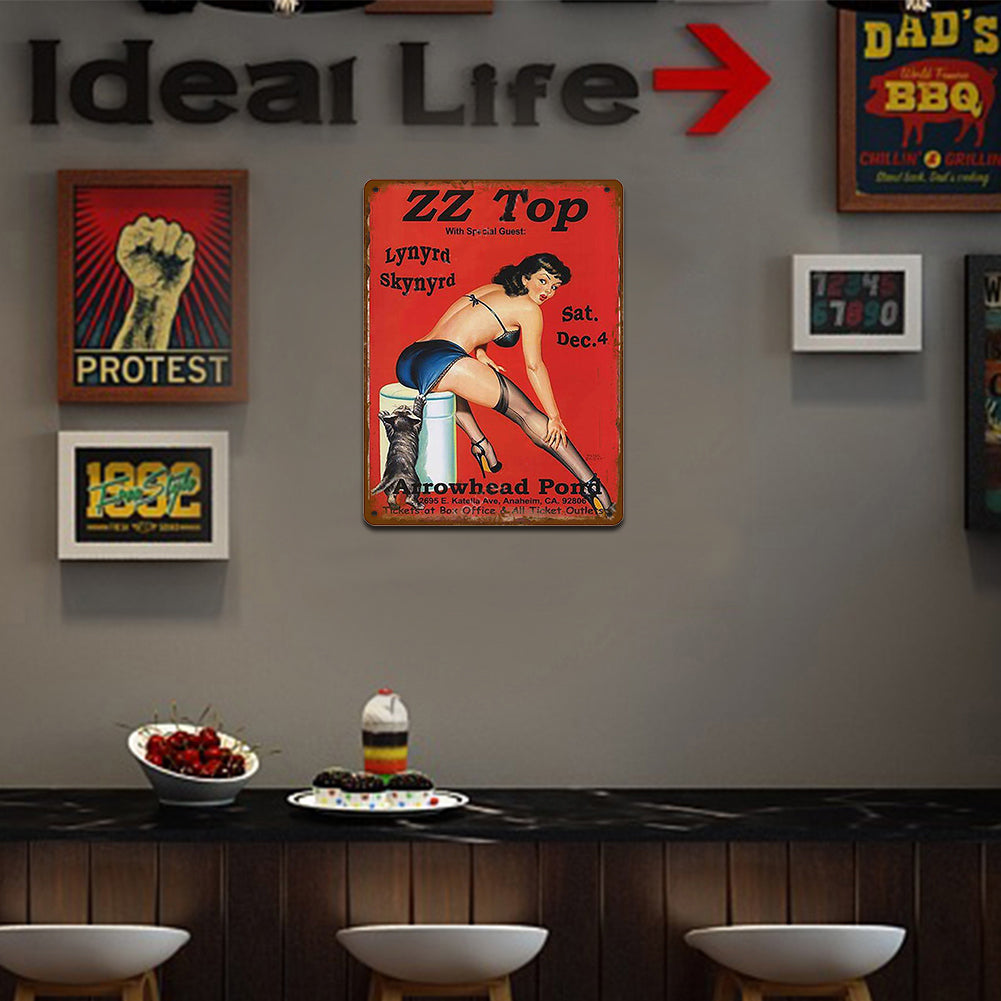 Girl - Metal Tin Signs(8*12Inch/12*16Inch) - Garage