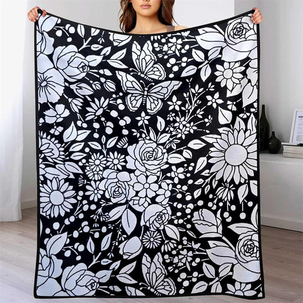 DIY Drawing Blanket – Customizable Plush Doodle & Coloring Blanket